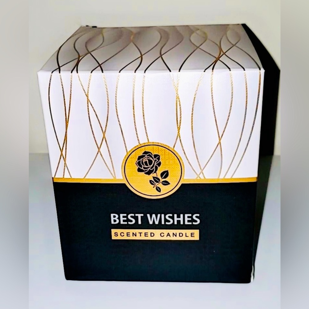 Amorxiao Good Job 👍🏾 Handmade Best Wishes Scented Candle Paris Cafe 11.3oz NIB